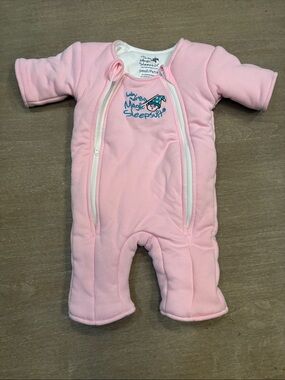 Baby Merlin's Magic Sleepsuit Pink Infant Sz small 3-6 mo 12-18lbs